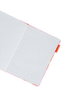 Notizbuch A5 liniert, FLORES ROSA