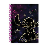 Spiral-Notizbuch B5, Design 2, STITCH GOLD VE 3