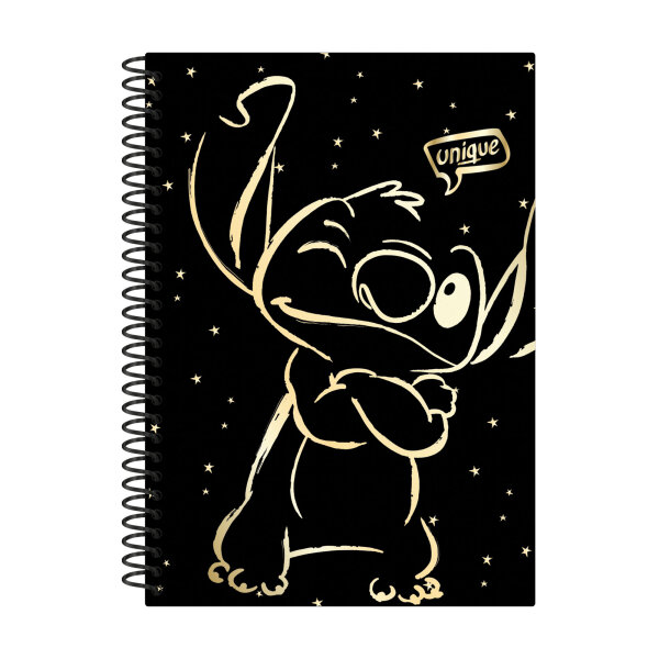 Spiral-Notizbuch B5, Design 3, STITCH GOLD VE 3