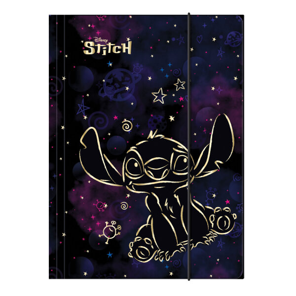 Dokumenten Kuvert A4, Design 1, STITCH GOLD VE6