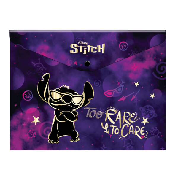 Dokumenten Kuvert A4, Design 3, STITCH GOLD VE6