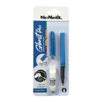Ghost Pen Füller Metallclip Blister, blau + Bef.Weis...