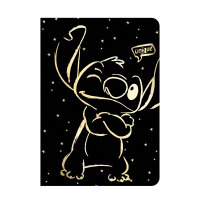 Schulheft A5, 32 K.kariert, Design 3, STITCH GOLD VE 6