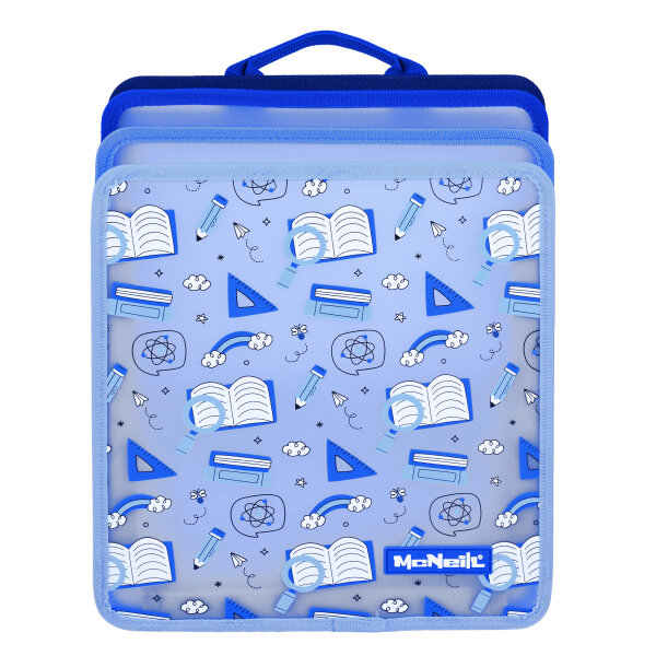 McNeill faltbare Heftbox mit Griff blau VE 6