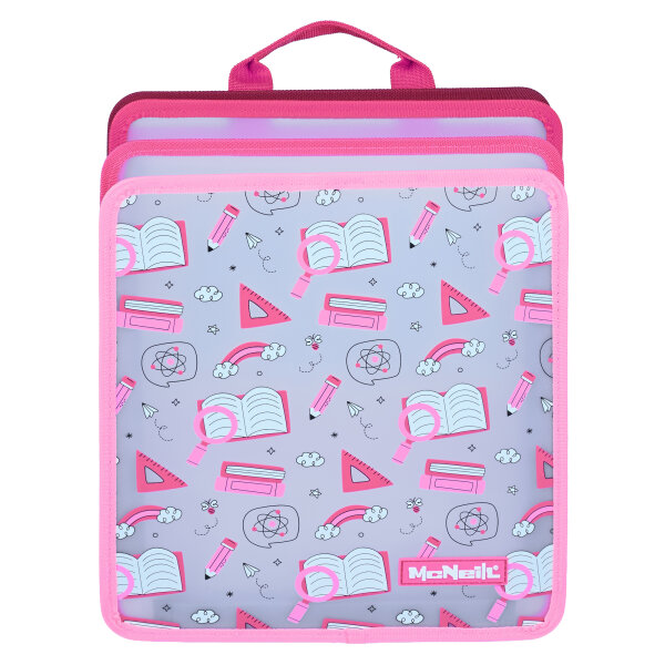 McNeill faltbare Heftbox mit Griff pink VE 6