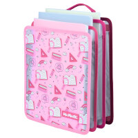 McNeill faltbare Heftbox mit Griff pink VE 6