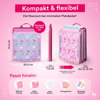 McNeill faltbare Heftbox mit Griff pink VE 6