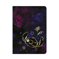 Schulheft A4,60,kariert, Design 2, STITCH GOLD (mix 3) VE 6