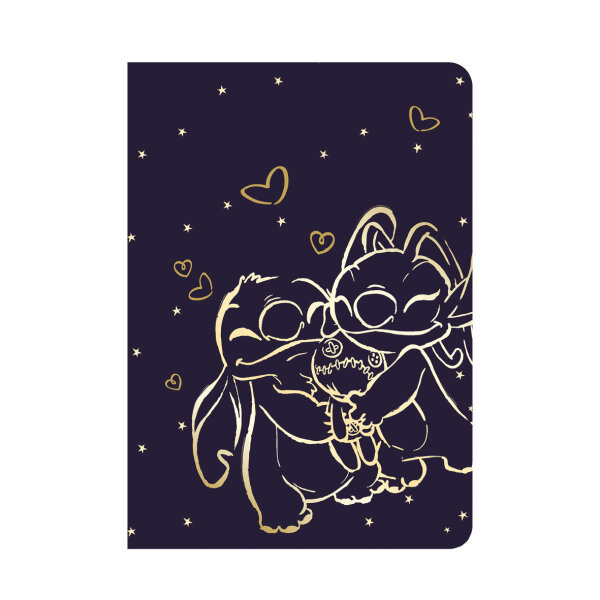 Schulheft A4,60,liniert, Design 3, STITCH GOLD (mix 3) VE 6