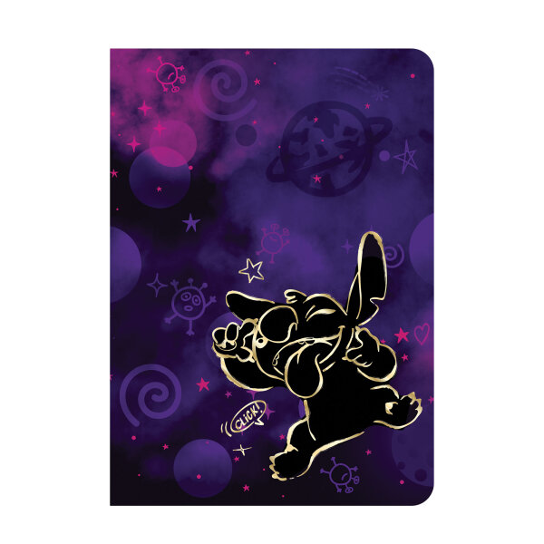 Schulheft A5,32, liniert, Design 2, STITCH GOLD (mix 3) VE 6