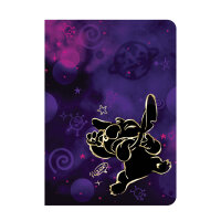 Schulheft A5,60,kariert, Design 1, STITCH GOLD (mix 3) VE 6