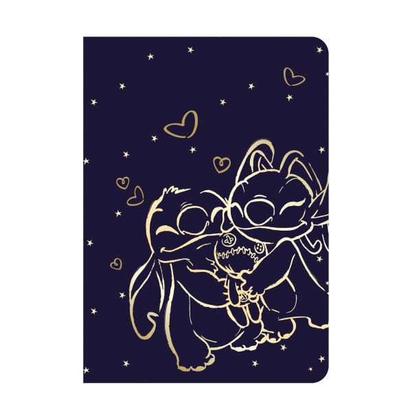 Schulheft A5,60,liniert, Design 1, STITCH GOLD (mix 3) VE 6