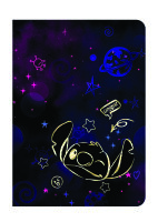 Schulheft A5,60,liniert, Design 2, STITCH GOLD (mix 3) VE6