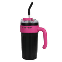 Jumbo Kaffeebecher 860ml PINK SCHWARZ