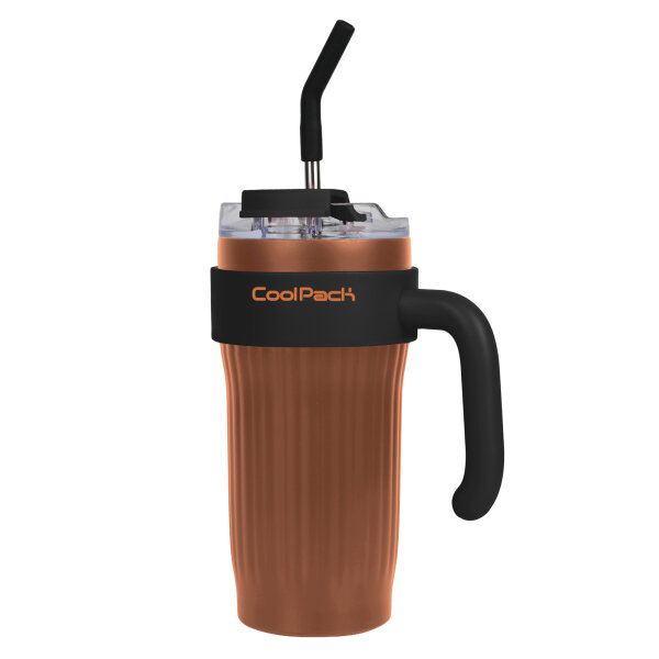 Jumbo Kaffeebecher 860ml KUPFER SCHWARZ