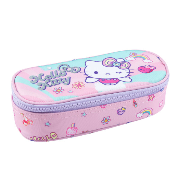 CAMPUS Etuibox mit Trennklappe – Hello Kitty (Pink)