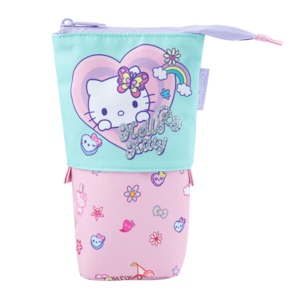 MONA Raffbares stehendes Federmäppchen – Hello Kitty
