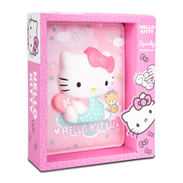 Knautsch-Notizbuch B6 blanko (Motiv1) – Hello Kitty