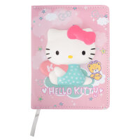 Knautsch-Notizbuch B6 blanko (Motiv1) – Hello Kitty