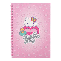 Spiral-Notizbuch DIN A4 kariert (Motiv2) – Hello Kitty