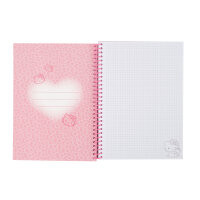 Spiral-Notizbuch B5 kariert (Motiv1) – Hello Kitty