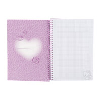 Spiral-Notizbuch B5 kariert (Motiv2) – Hello Kitty