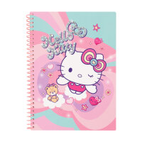 Spiral-Notizbuch B5 kariert (Motiv3) – Hello Kitty