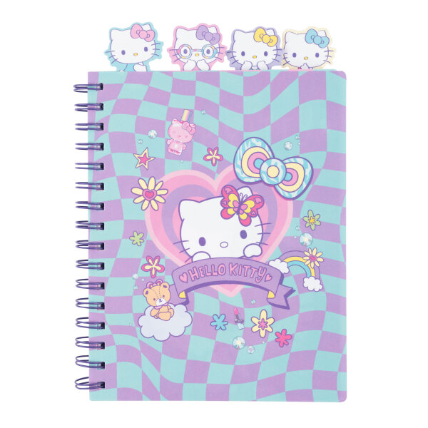 Spiral-Notizbuch DIN A5 kariert (Motiv2) – Hello Kitty