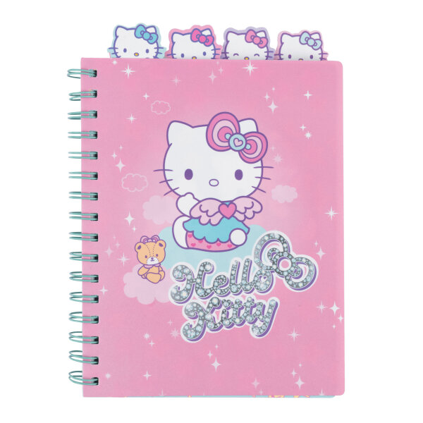 Spiral-Notizbuch DIN A5 kariert (Motiv3) – Hello Kitty