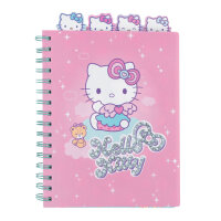 Spiral-Notizbuch DIN A5 kariert (Motiv3) – Hello Kitty