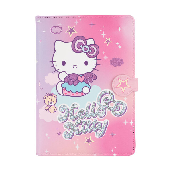 Notizbuch DIN A5 liniert mit Magnetverschluss (Motiv1) – Hello Kitty