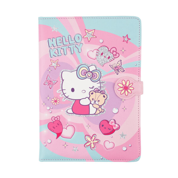 Notizbuch DIN A5 liniert mit Magnetverschluss (Motiv2) – Hello Kitty