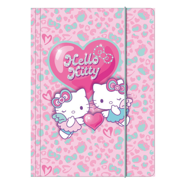 Karton-Klappmappe DIN A4 (Motiv3) – Hello Kitty