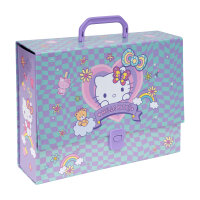Karton-Dokumentenkoffer DIN A4+ – Hello Kitty (Motiv2)