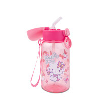 Trinkflasche HUGO 500ml mit Trinkhalm – Hello Kitty...