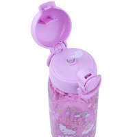 Wasserflasche 600ml mit Figur Des.1 HK pastell-lila