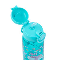 Wasserflasche 600ml mit Figur Des.2 HK pastell-mint