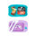 Lunch Box 1100ml mit Besteck – Hello Kitty (Lila-Blau)