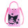 Umhängetasche, Woven Kuromi pink