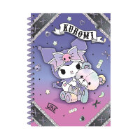 Spiral-Notizbuch B5 Plastik-Spirale, Design 2, Kuromi
