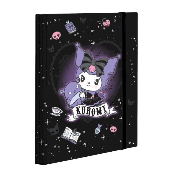 Klappmappe A4, 3cm, Design_1 Kuromi