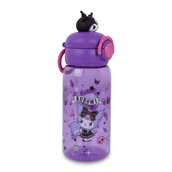 Wasserflasche 600ml mit Figur Kuromi