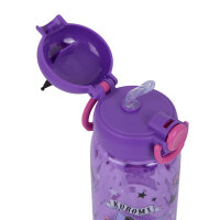 Wasserflasche 600ml mit Figur Kuromi