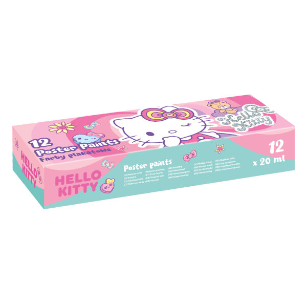 Plakatmalfarben, 12 Farben VE 6, HK-Pastell-Pink