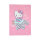 Schulheft A5,32,liniert, Design 1, HK pastell-pink VE6