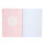 Schulheft A5,32,liniert, Design 1, HK pastell-pink VE6