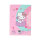 Schulheft A5,32,liniert, Design 2, HK pastell-pink VE6