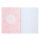 Schulheft A5,32,liniert, Design 2, HK pastell-pink VE6