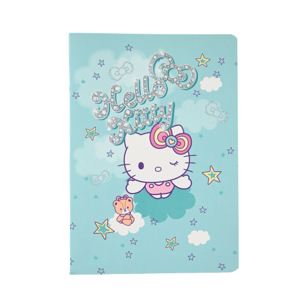 Schulheft A5,32,liniert, Design 3, HK pastell-pink VE6