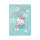 Schulheft A5,32,liniert, Design 3, HK pastell-pink VE6